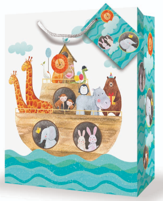 Medium Gift Bag Baby Noah's Ark