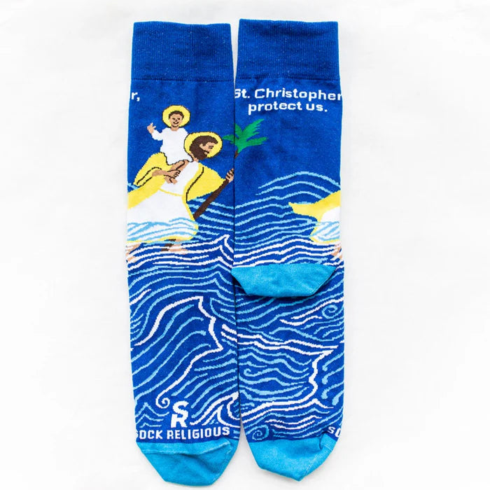 Saint Christopher Socks