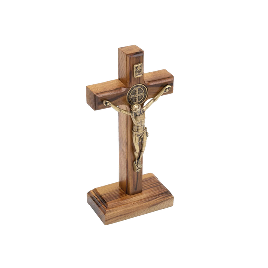 Standing Benedict Crucifix 5"