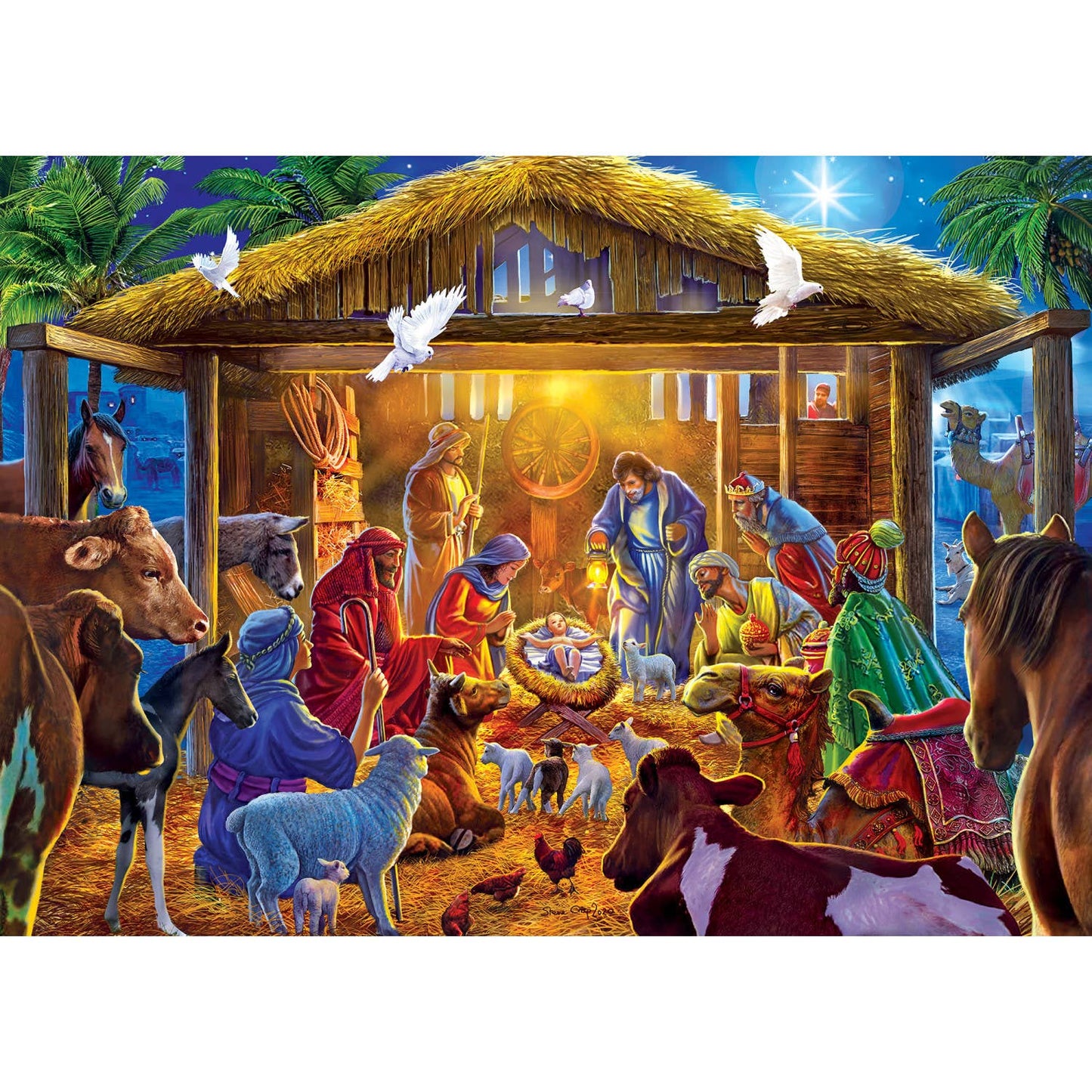 Sparkle & Shine - Star of Bethlehem 500 Piece Glitter Puzzle