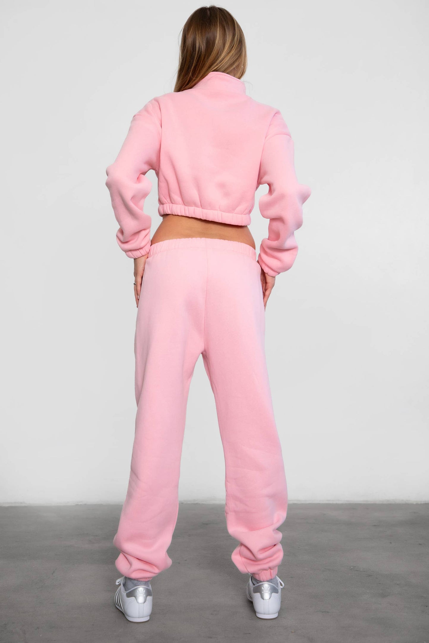 DOVE  Plush Fleece Lounge High Waist Sweatpants With Pockets