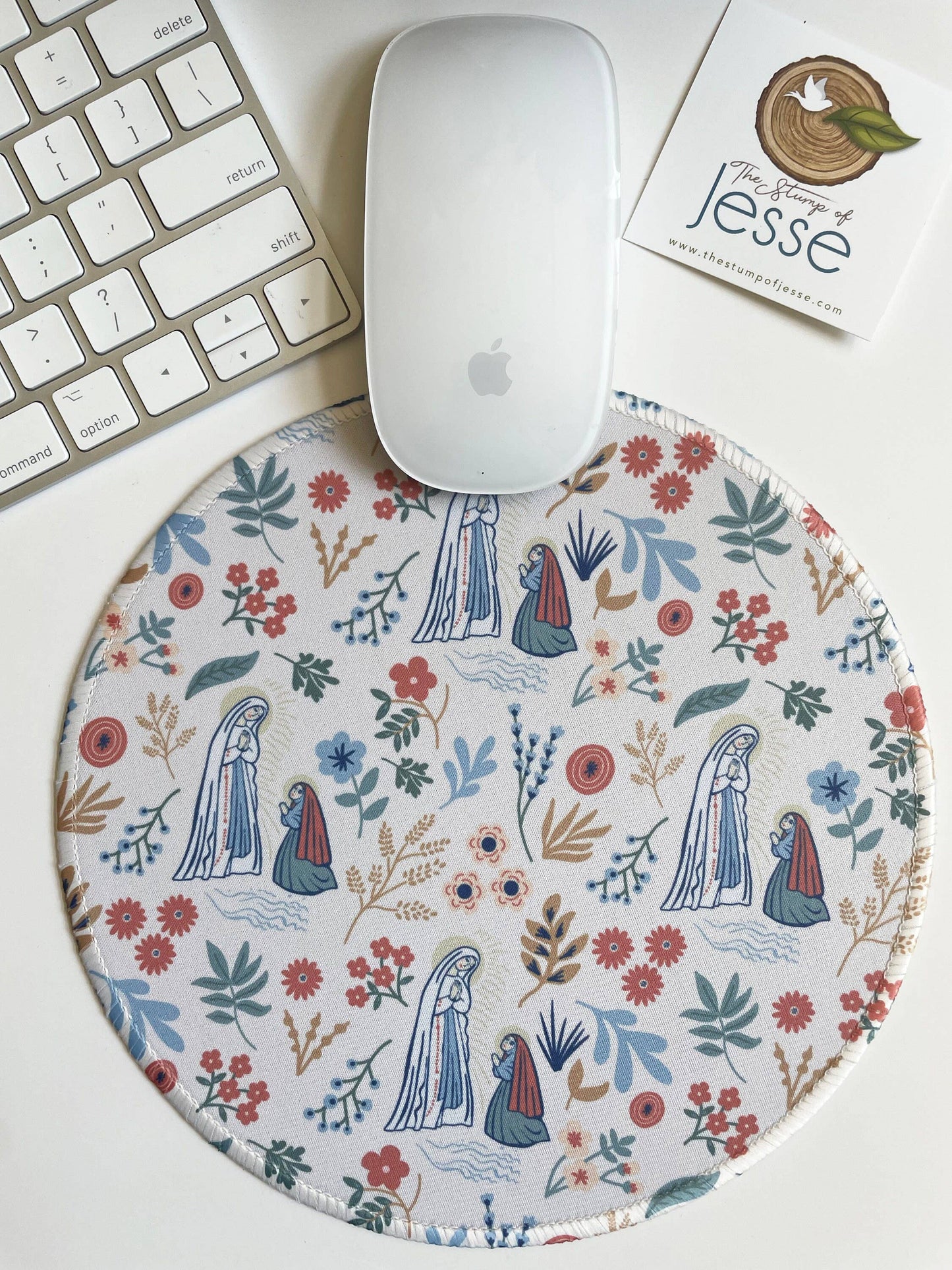 Our Lady of Lourdes Mouse Pad