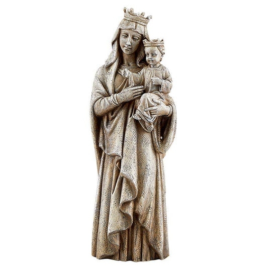 Madona and Child Statue 12"