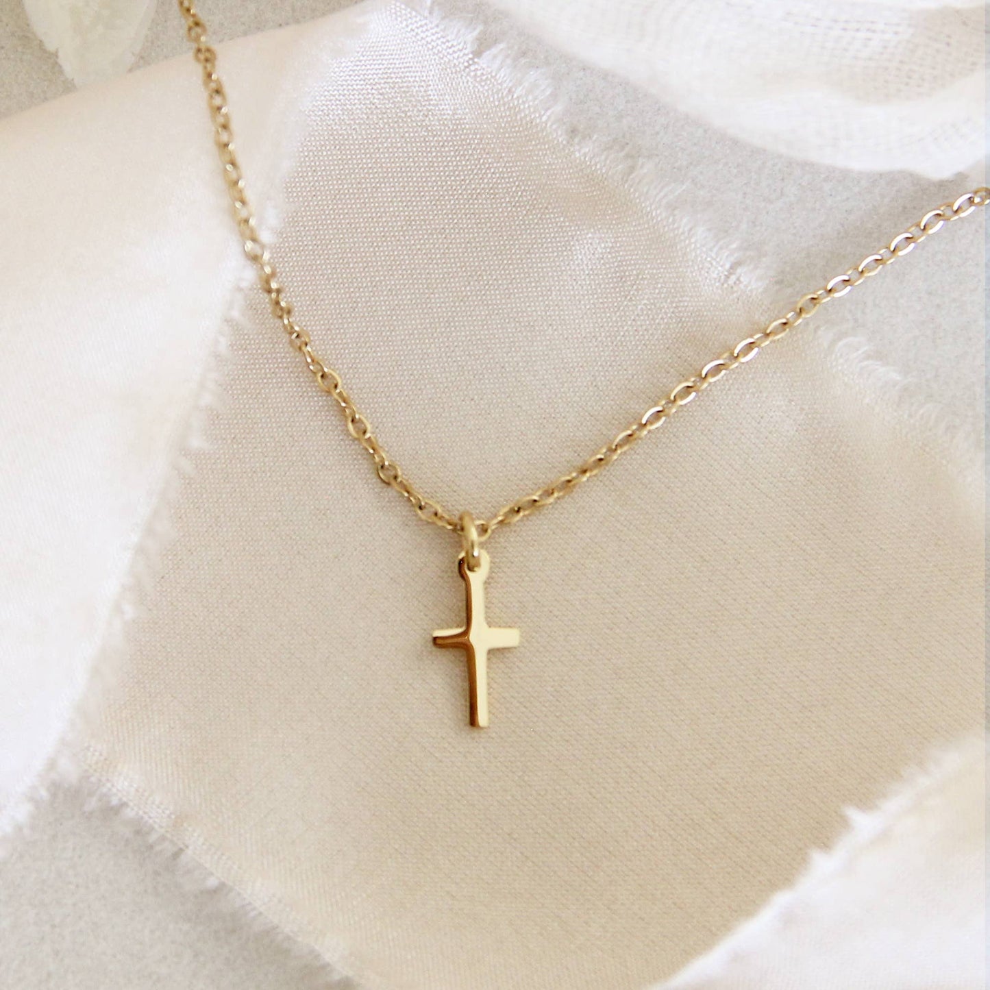 Delicate Cross Necklace