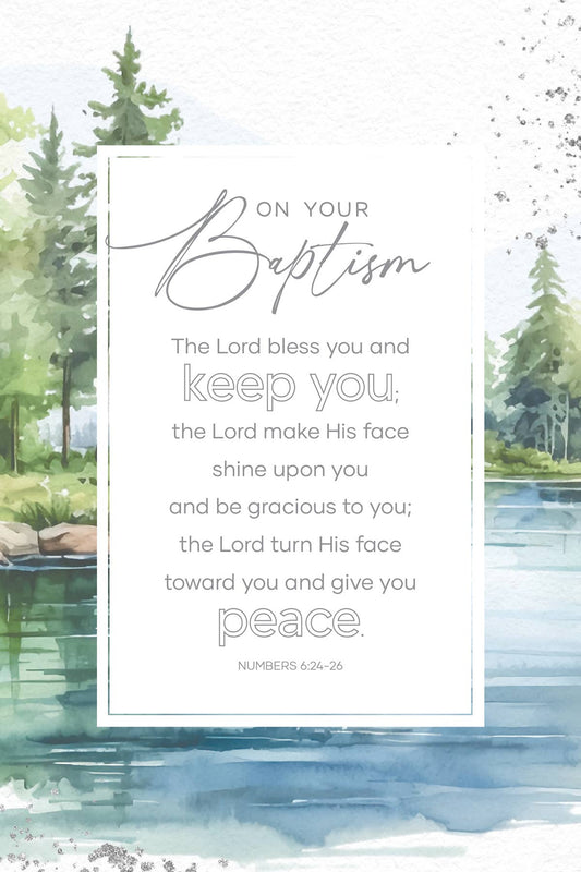 On Your Baptism - Everyday Plaques 6X9