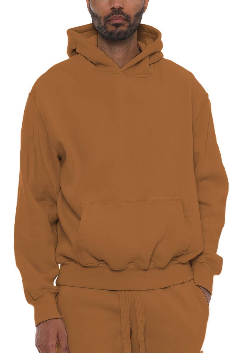 Premium Cotton Blend Solid Hoodie Sweater