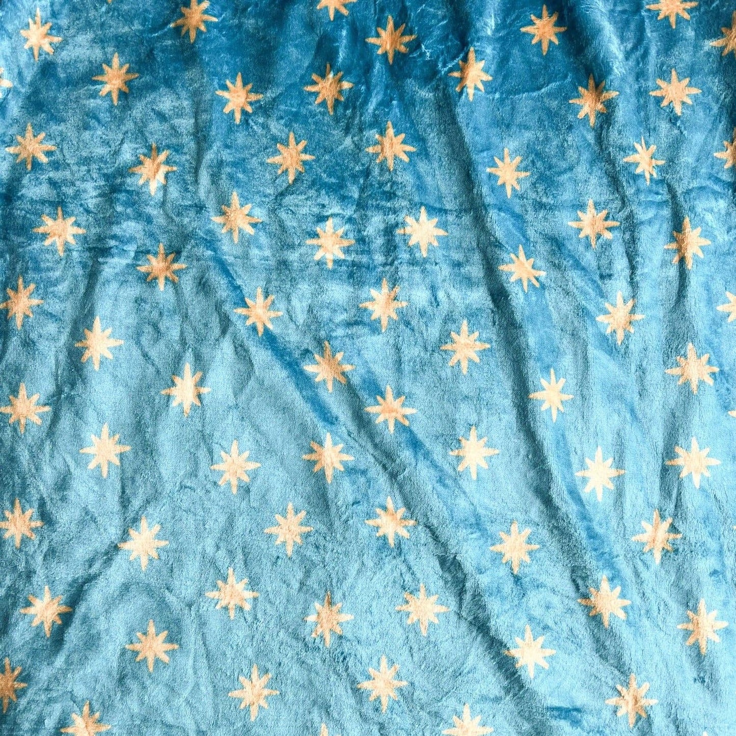 Our Lady of Guadalupe Stars Minky Baby Blanket