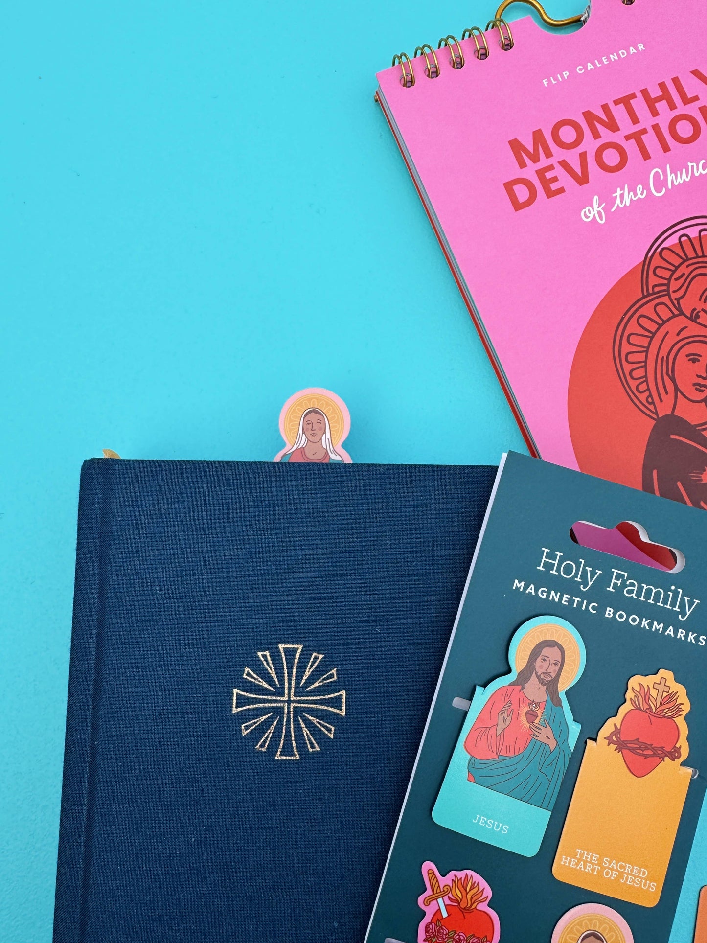 Holy Family Magnetic Bookmark, Catholic Bookmark,SacredHeart