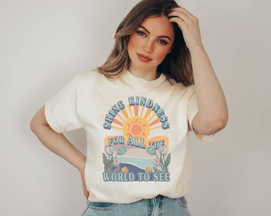 Shine Kindness Graphic Tee | Sunshine Tee