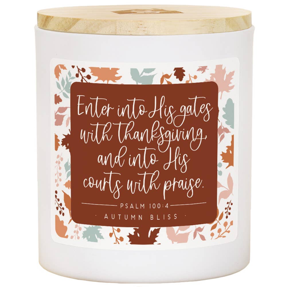 Enter His Courts Soy Autumn Bliss Candle