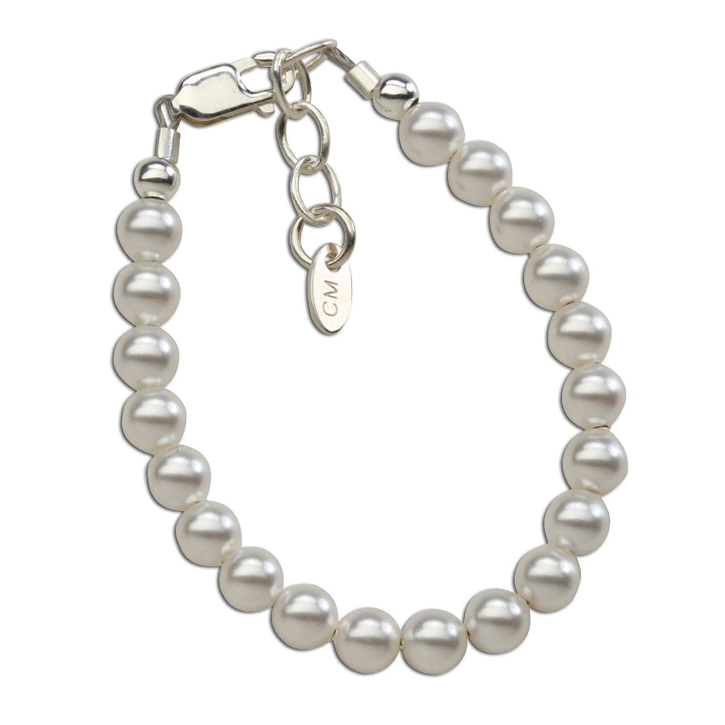 Sterling Silver Pearls Bracelet