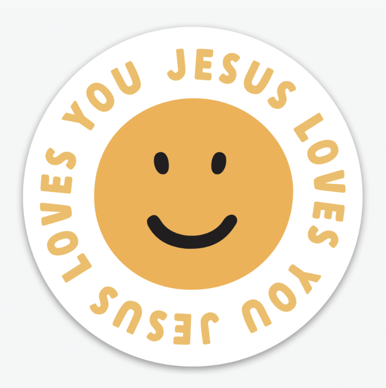 Jesus Loves You Sticker