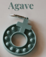 Decade Rosary Pop-It Keychain