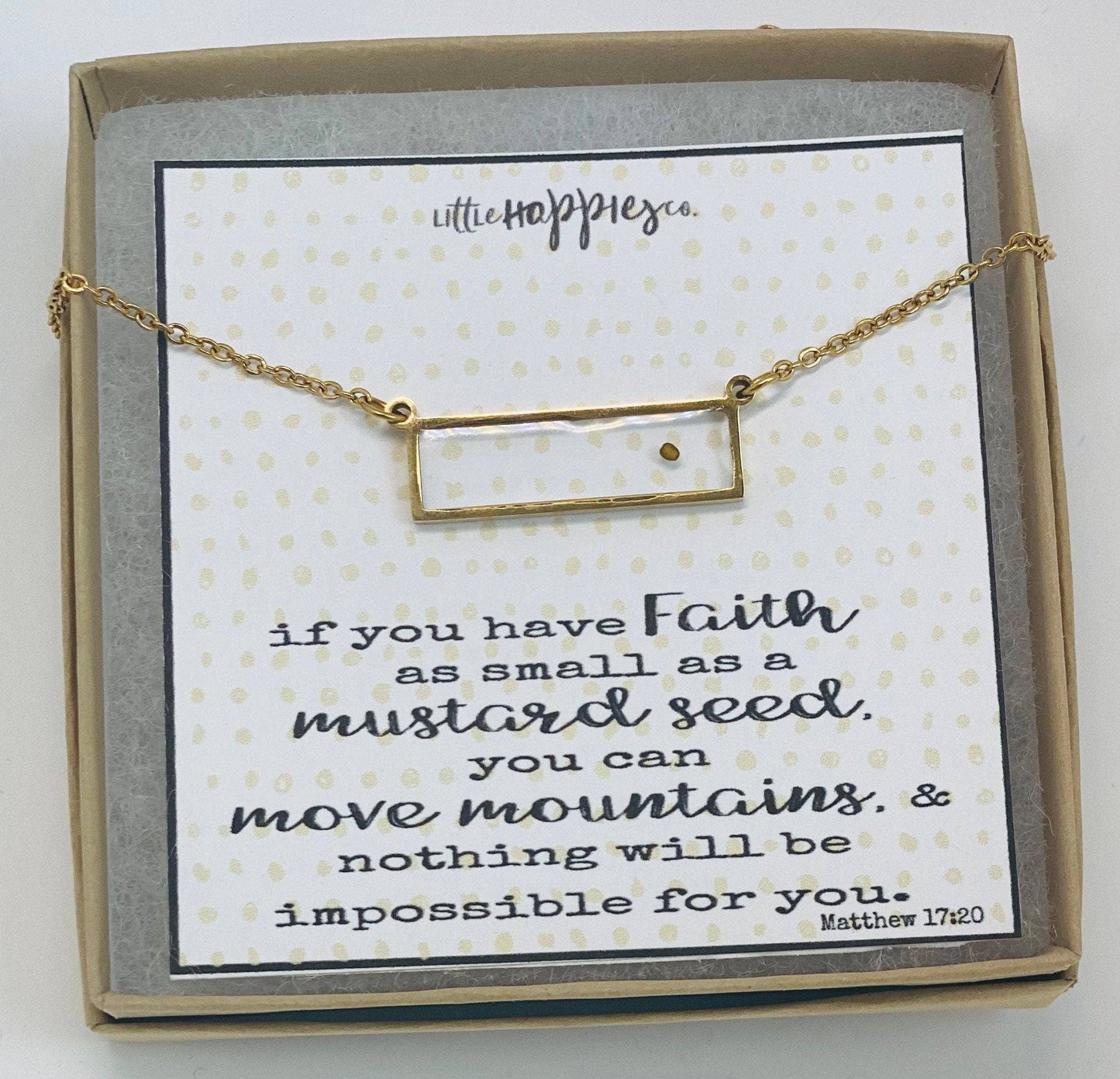 Mustard Seed Necklace