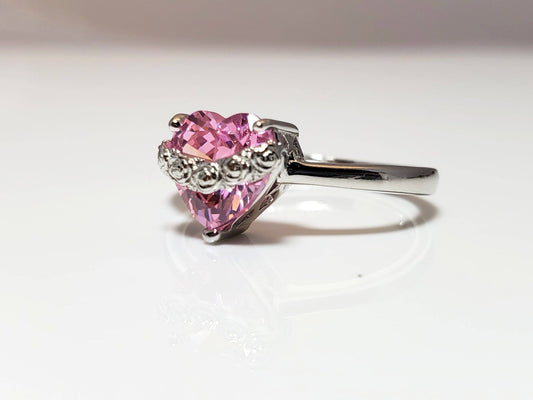 Adjustable Immaculate Heart Ring