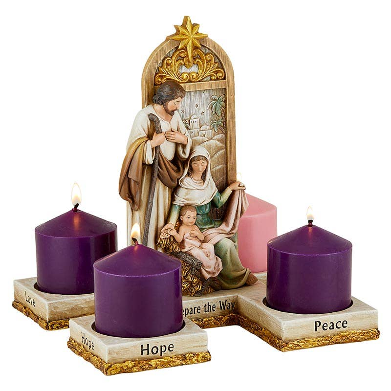 Prepare the Way Advent Candleholder