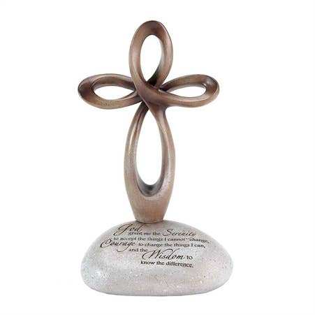 Cross On Rock - Serenity Prayer