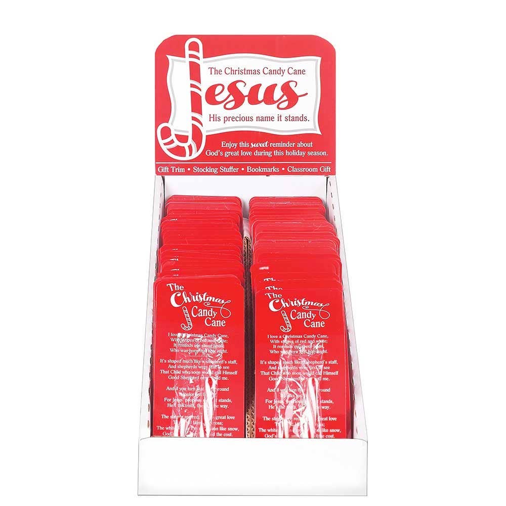 The Christmas Candy Cane Bookcard Bookmark