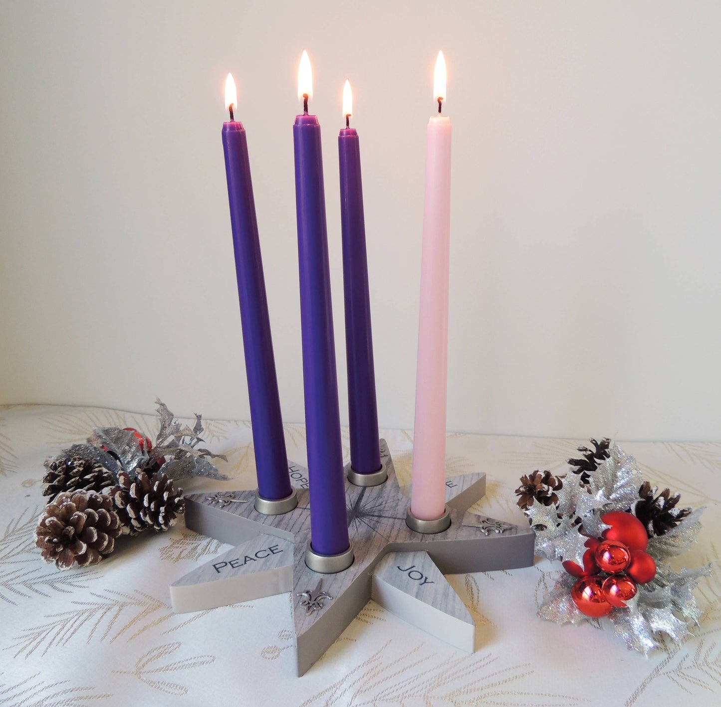 Advent Star Candle Holder