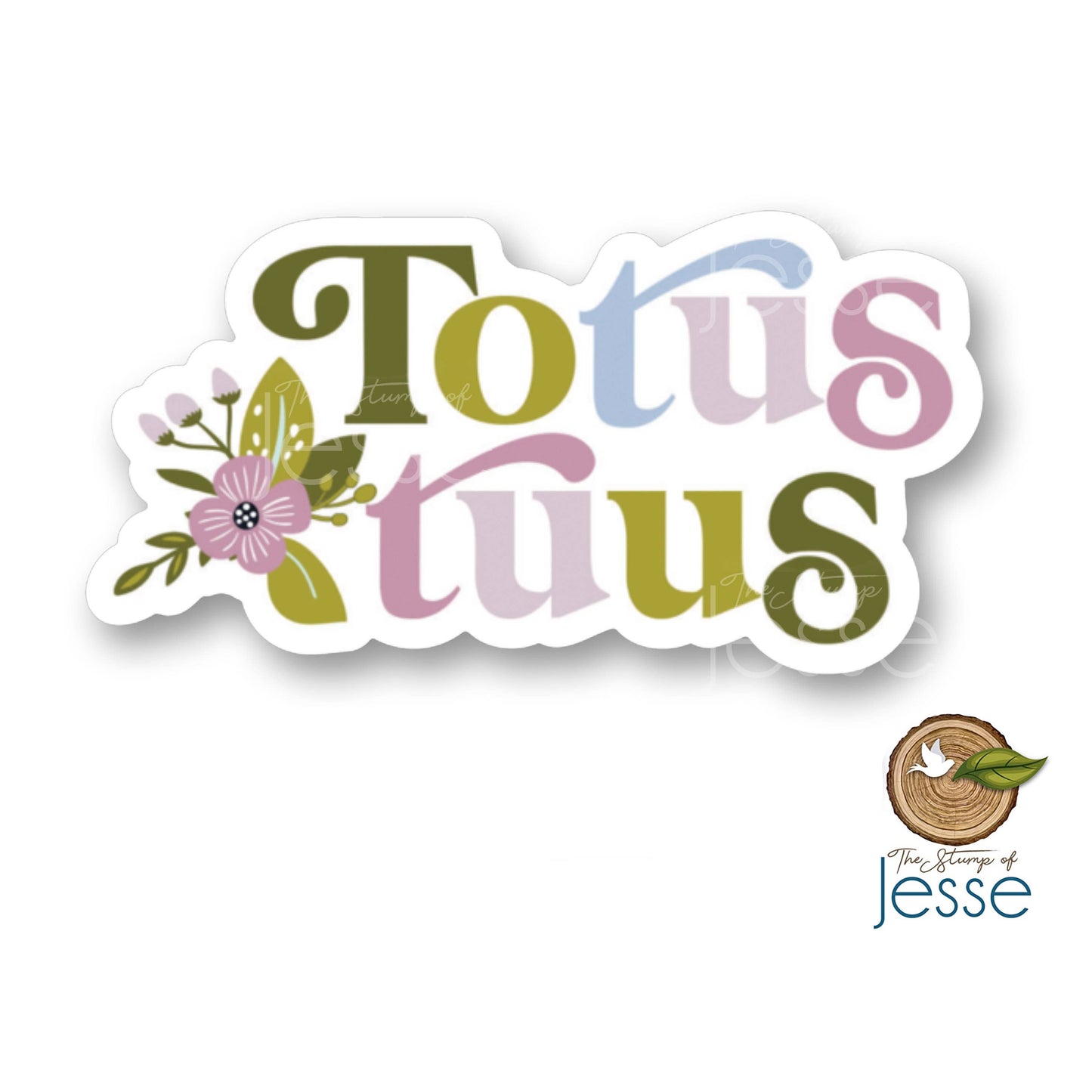 JPII Totus Tuus Waterproof Catholic Sticker