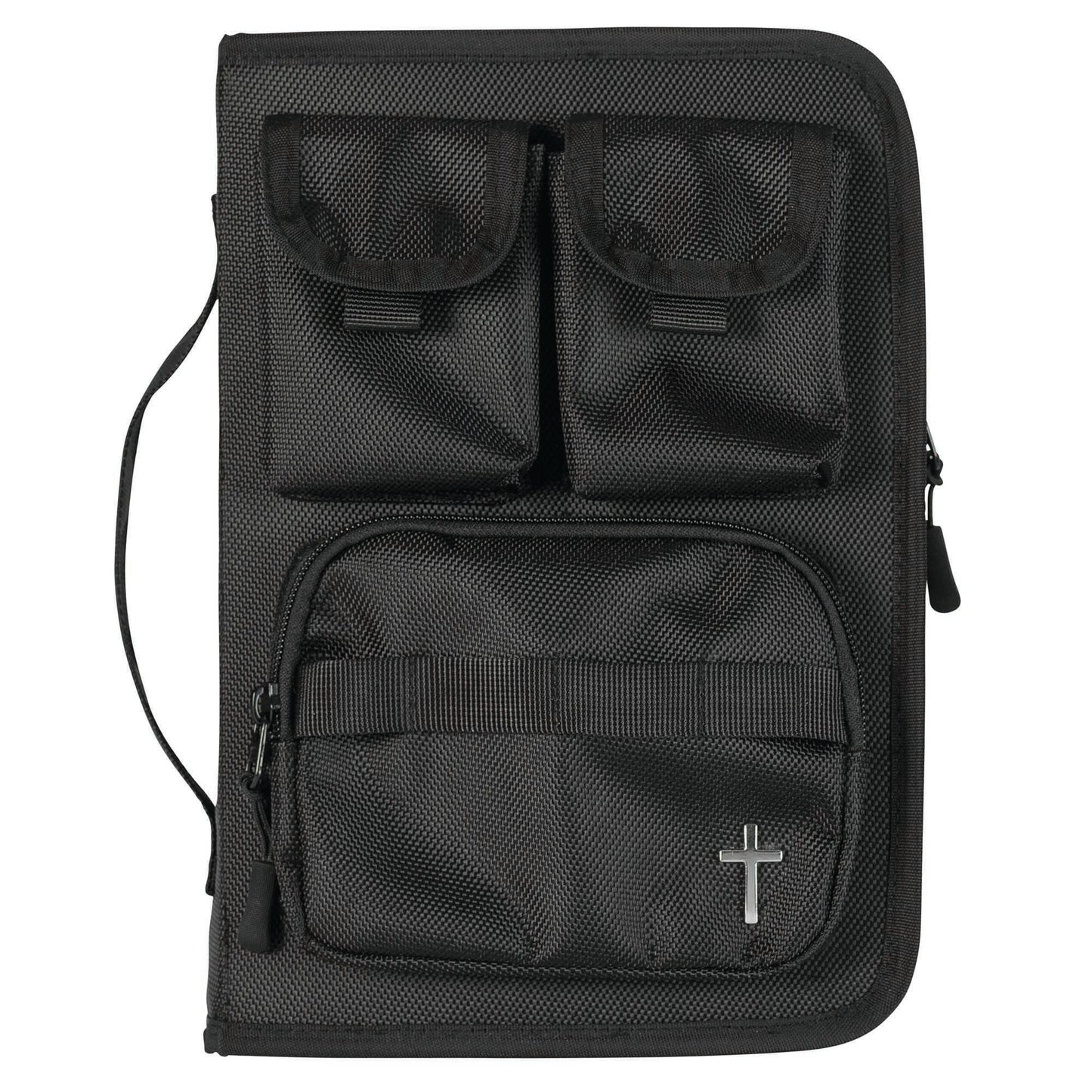 BIBLE CASE PORTFOLIO STYLE BLACK LARGE