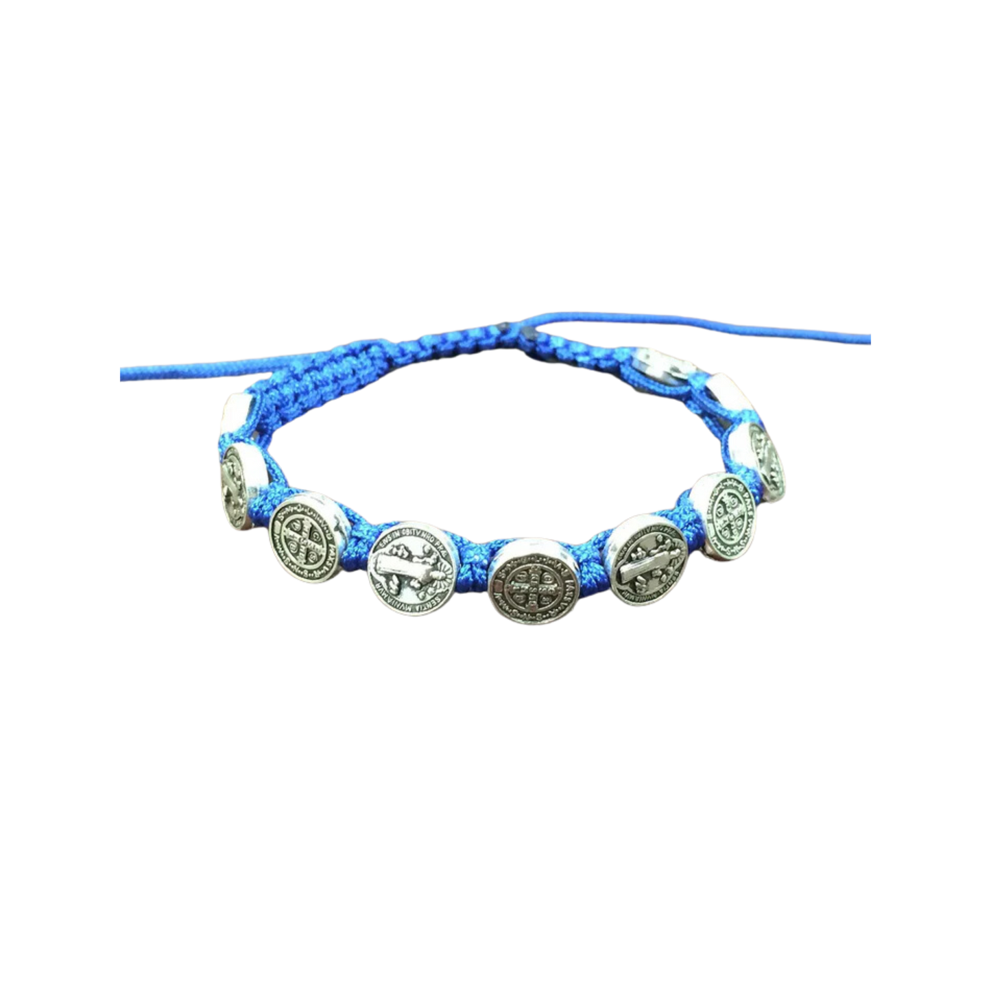 St. Benedict Blue Rosary Bracelet