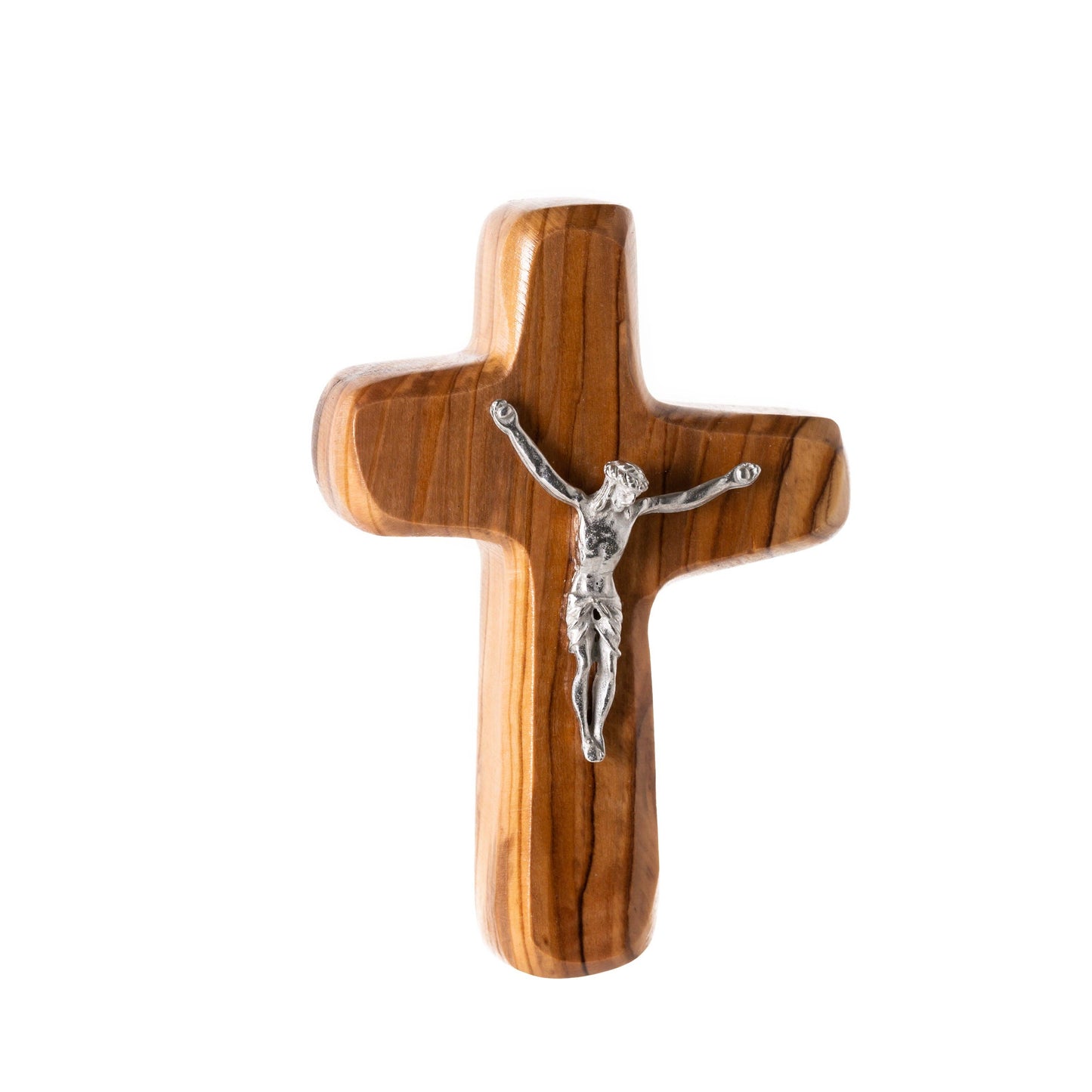 Olive Wood Palm Crucifix