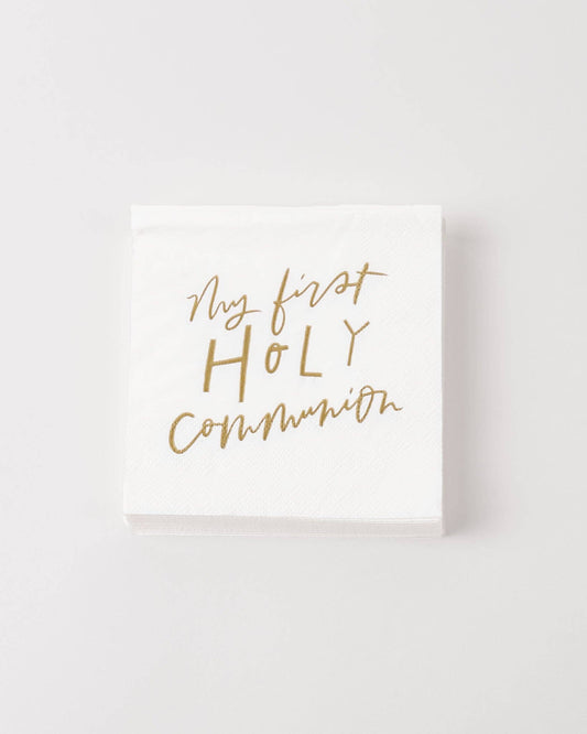 First Holy Communion Cocktail Napkins