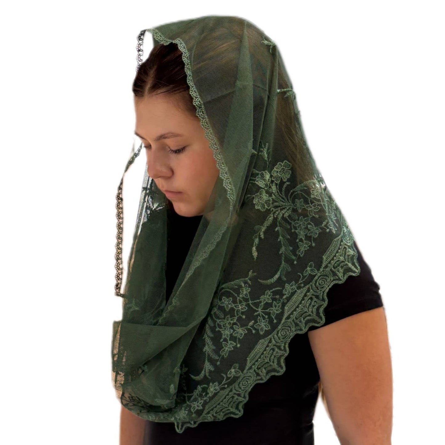 St. Veronica Infinity Veil - GREEN