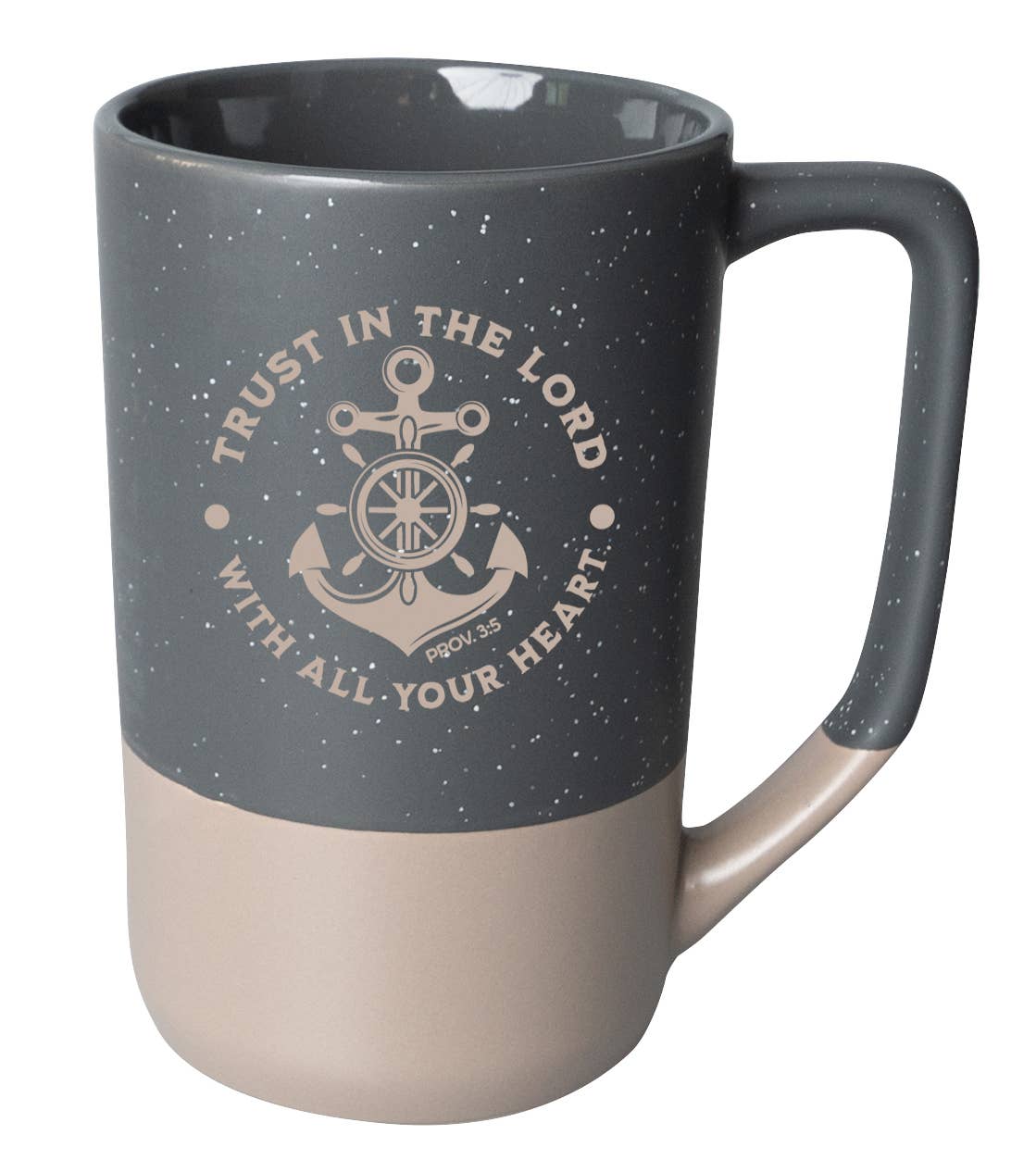 Trust In The Lord - Designer Mugs-Pebble