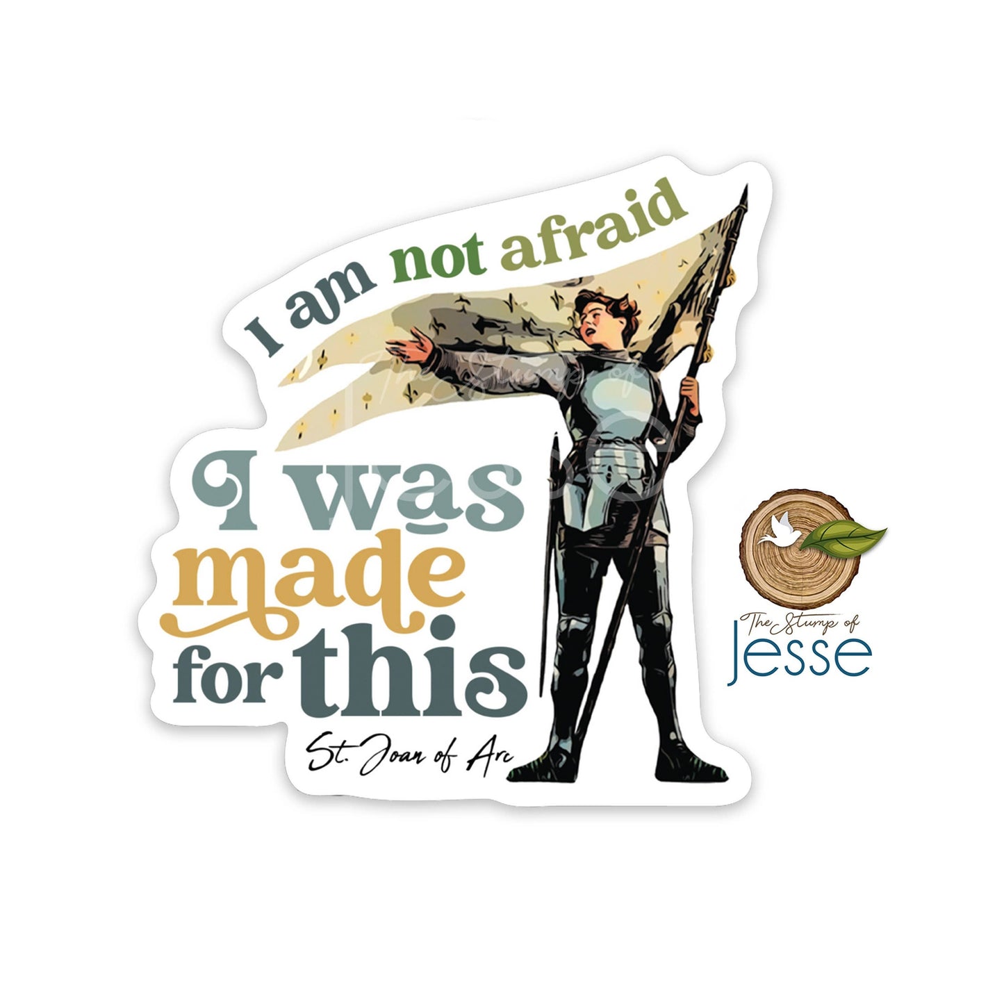 Joan of Arc | Waterproof Catholic Sticker