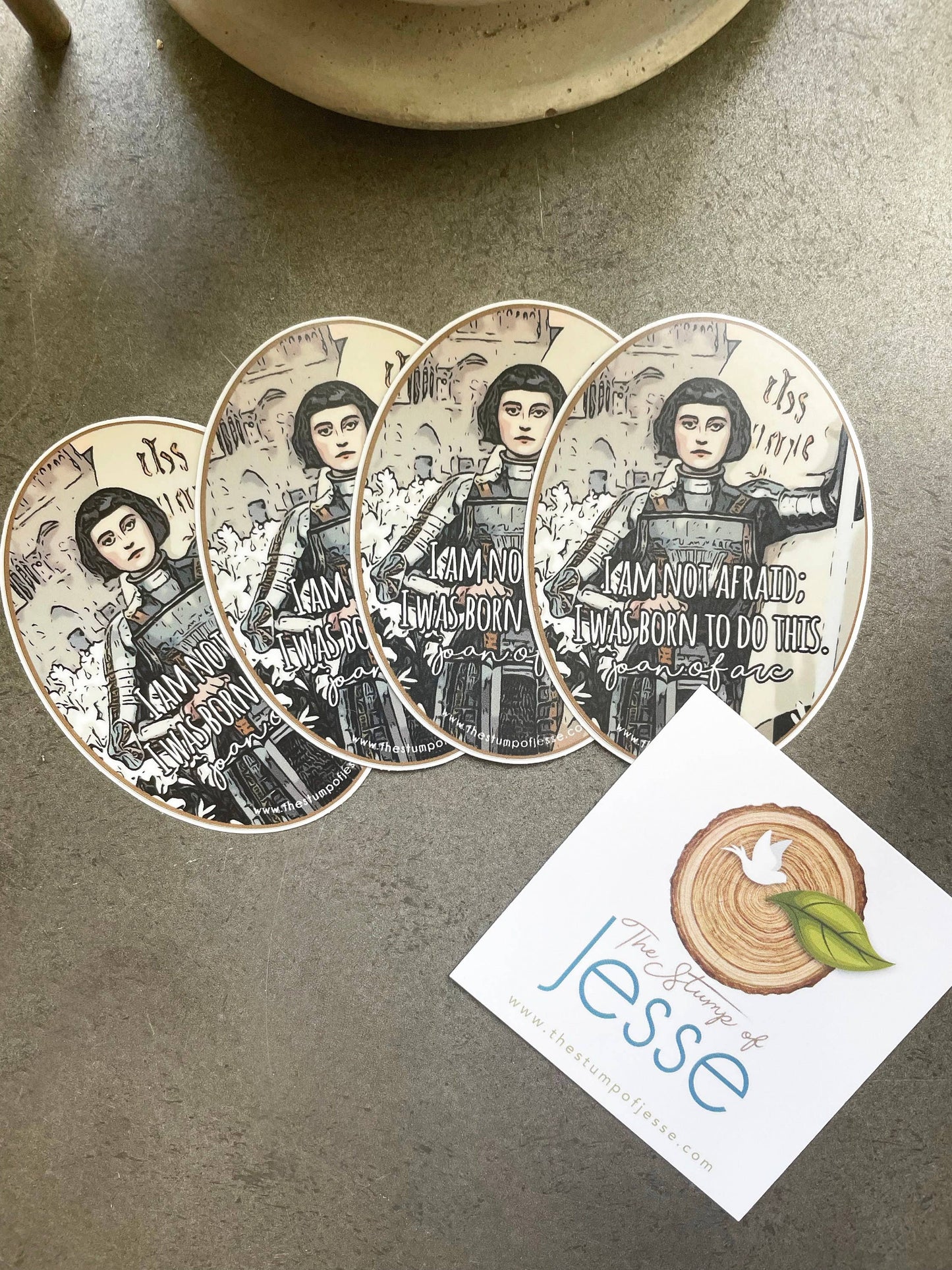 St. Joan of Arc Sticker Waterproof Catholic Sticker