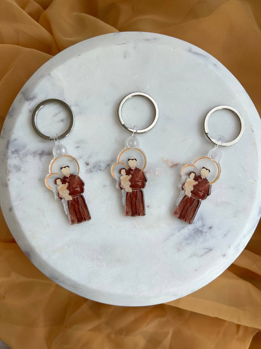 St. Anthony of Padua Keychain