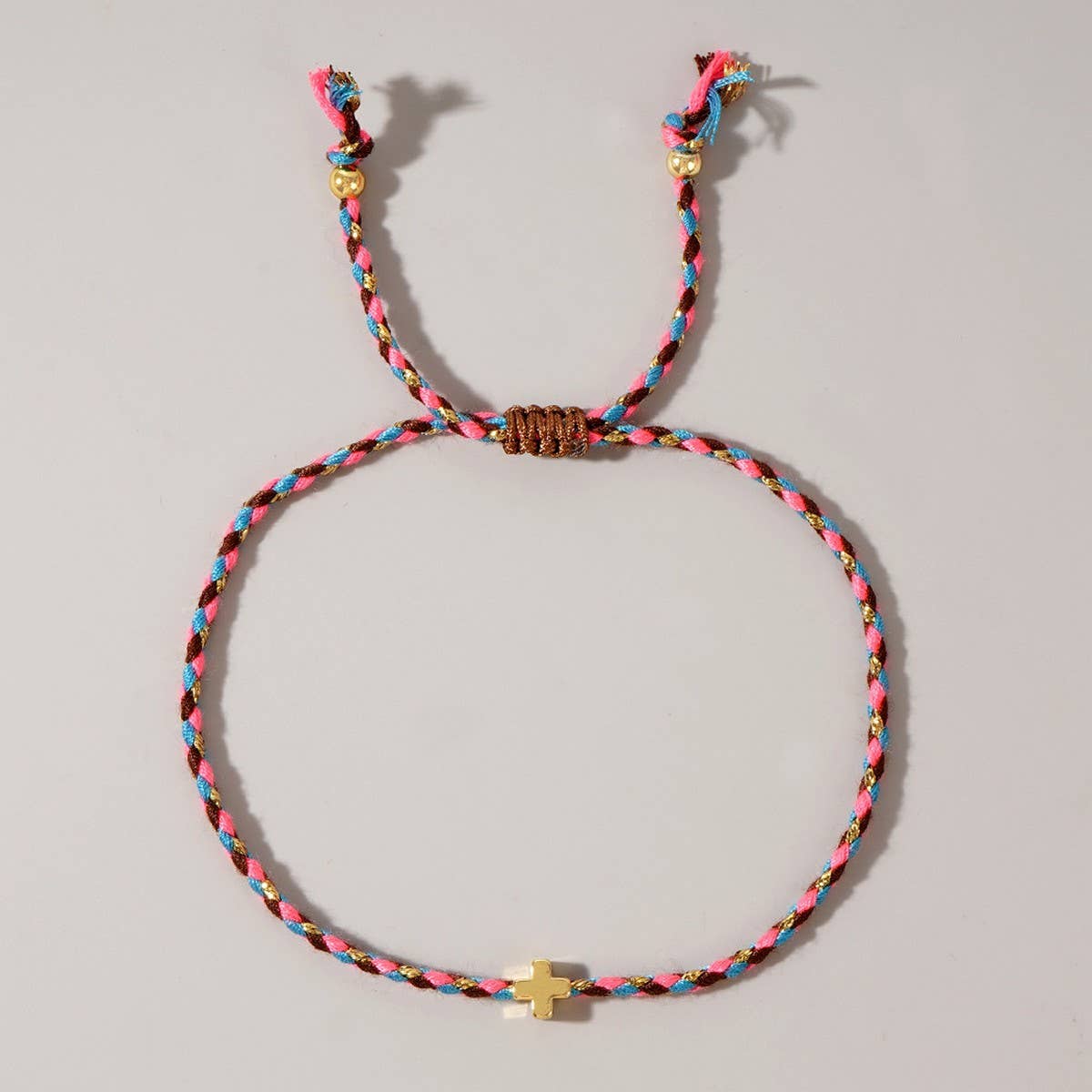 Cotton Cross Bracelet