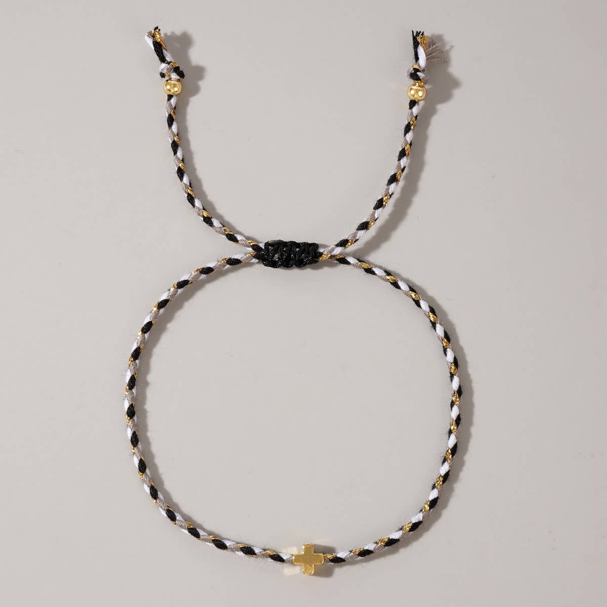 Cotton Cross Bracelet