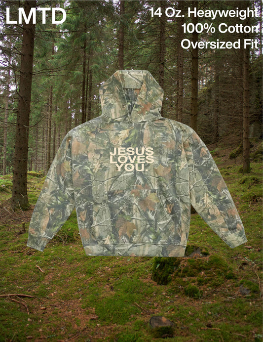 LMTD || Heavyweight Camo Hoodie || 14 Oz. {Pre-Order}