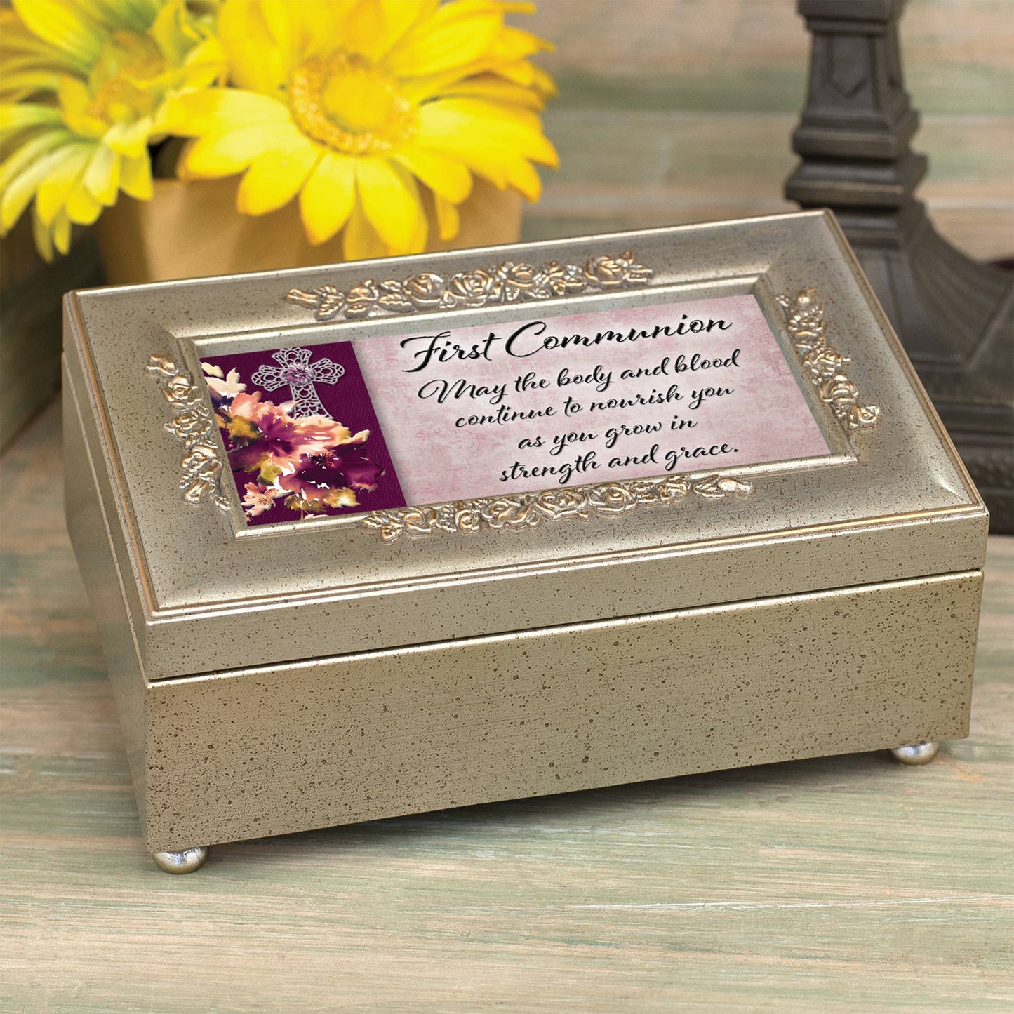 First Communion Music Box