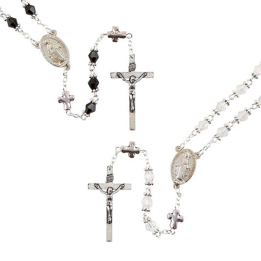 Glass Bead Wedding Rosary Set