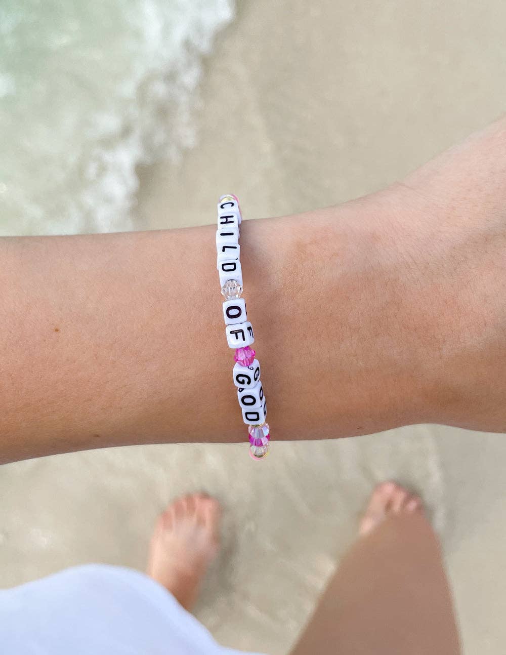 Child of God Letter Bracelet