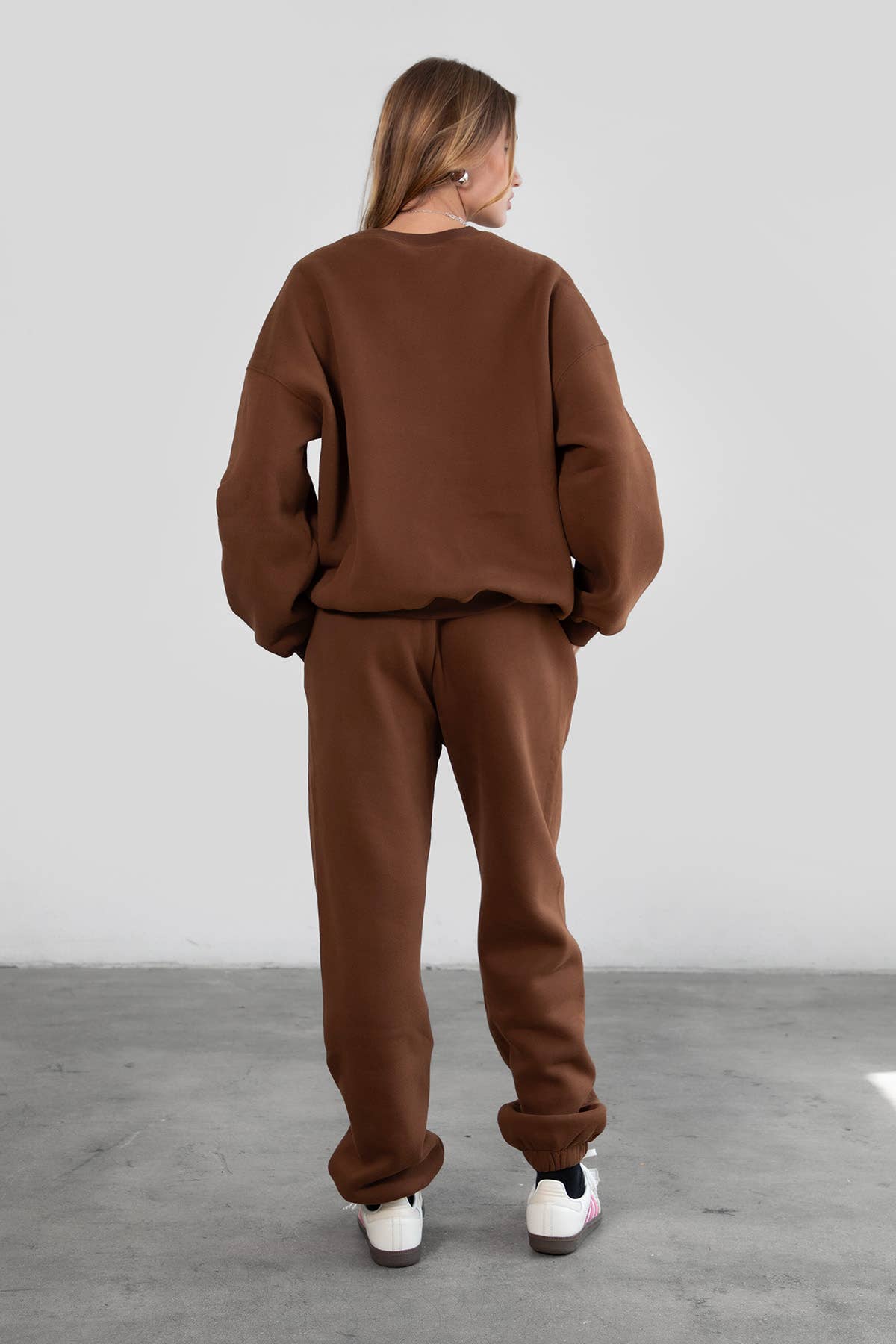 DOVE  Plush Fleece Lounge High Waist Sweatpants With Pockets