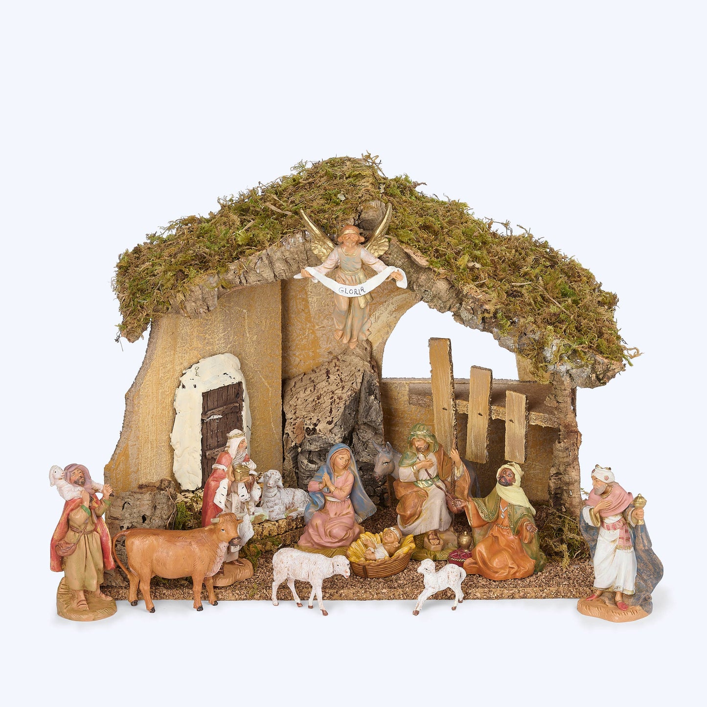 Fontanini 9-Figure Lighted Nativity Set – 5" Scale