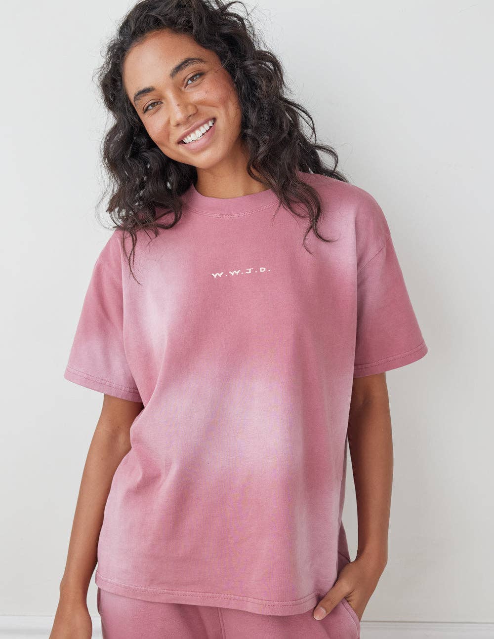 WWJD Pink Unisex Tee