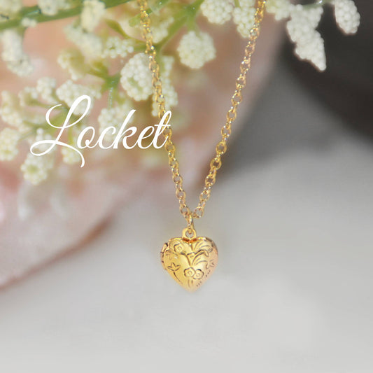 Sweet "Heart"  16" Locket Necklace