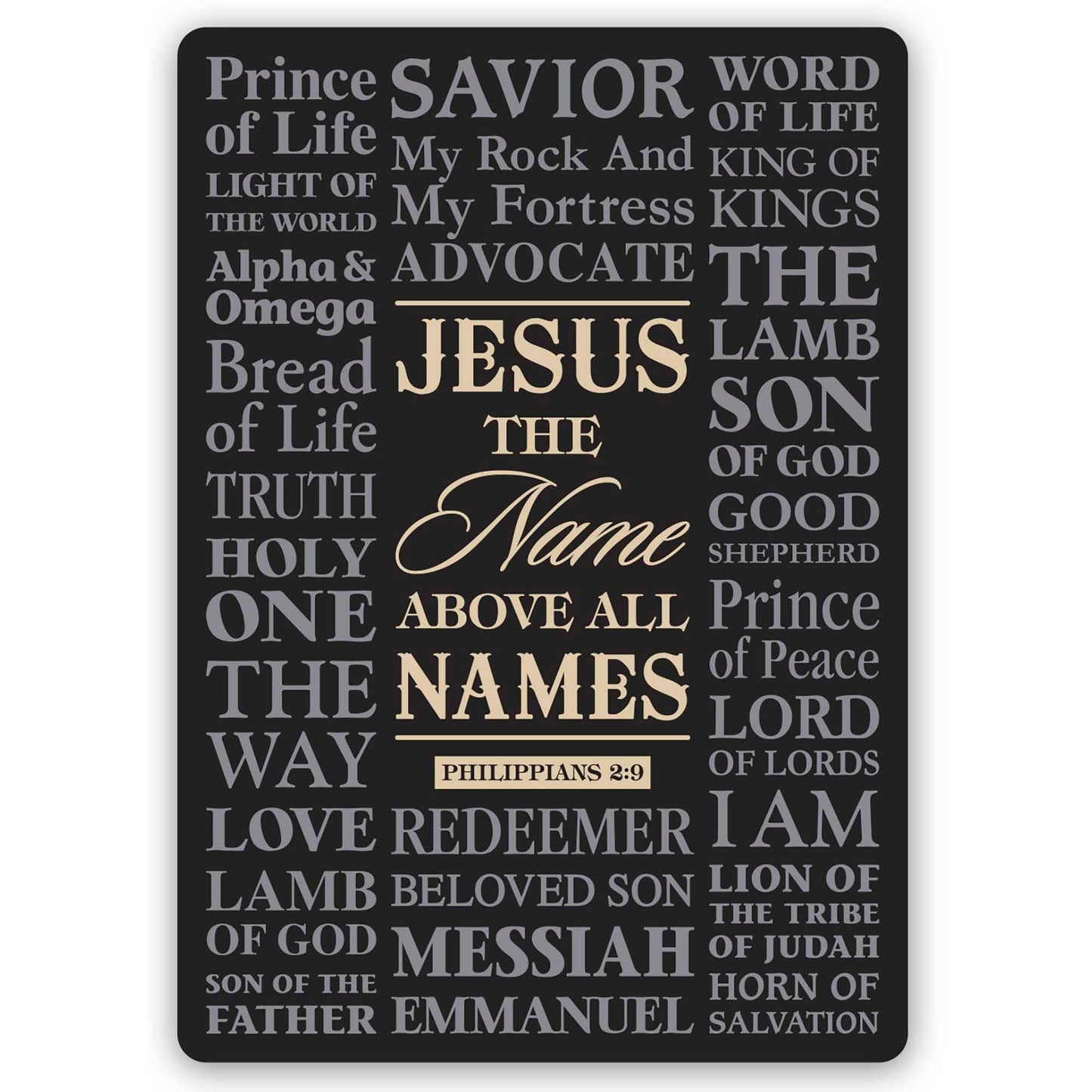 Names Of Jesus Sticker