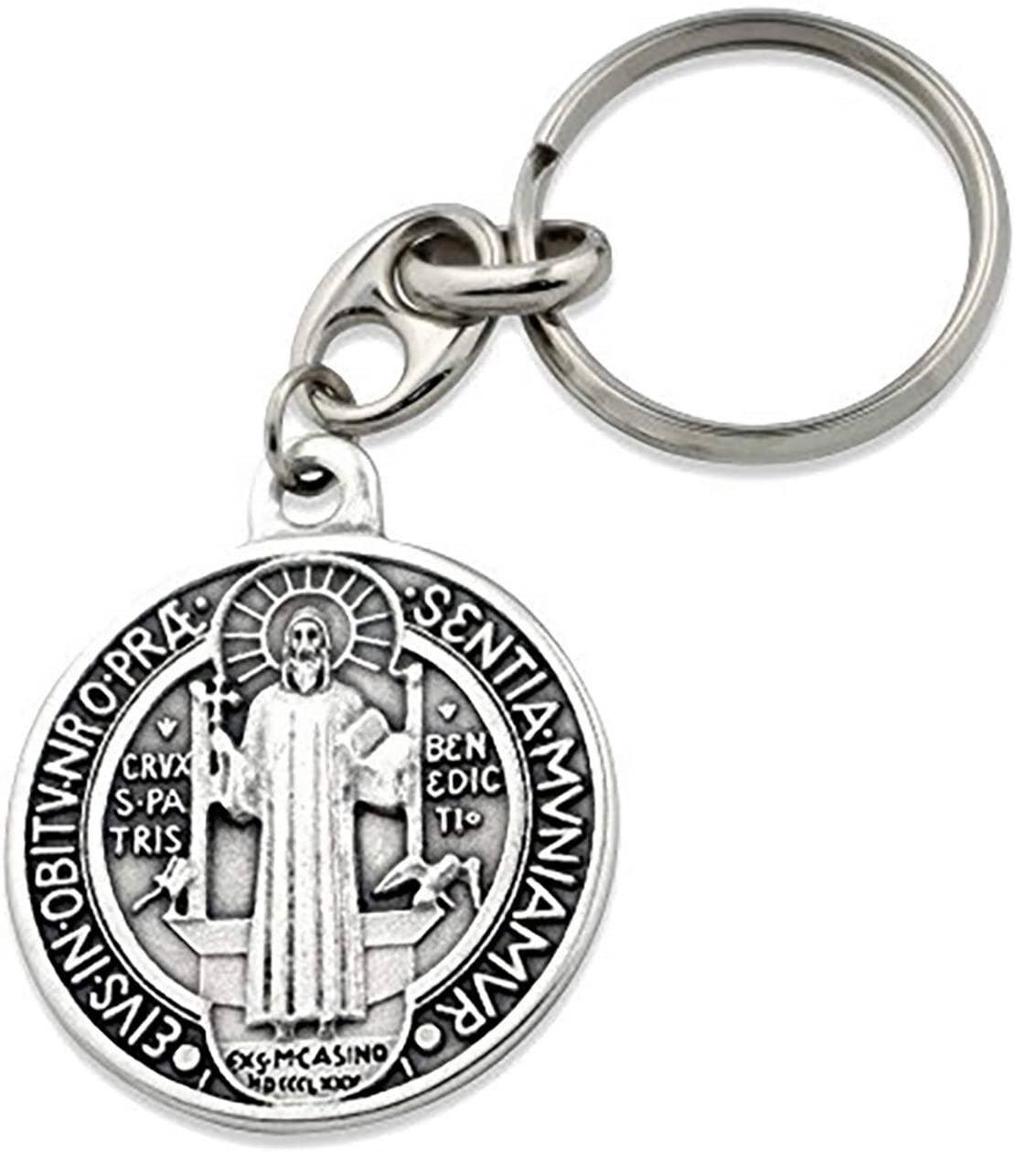 St. Benedict Rosary and Keychain Gift Set