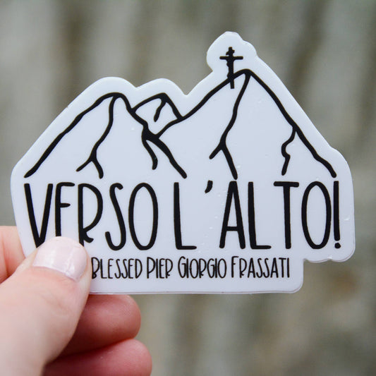 Verso L'Alto- Bl. Pier Giorgio Frassati Vinyl Sticker