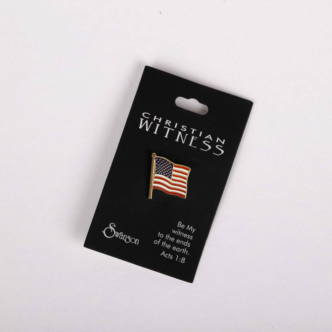 Lapel Pin American Flag - Pack of 6