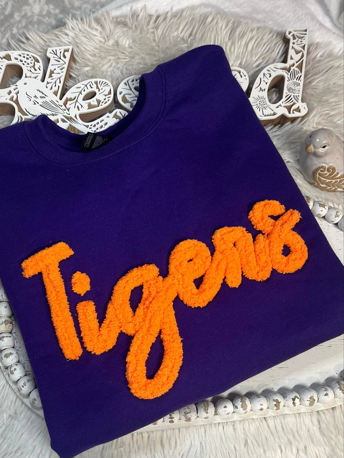 CUSTOM Team Sweatshirt with Chunky Chenille Yarn