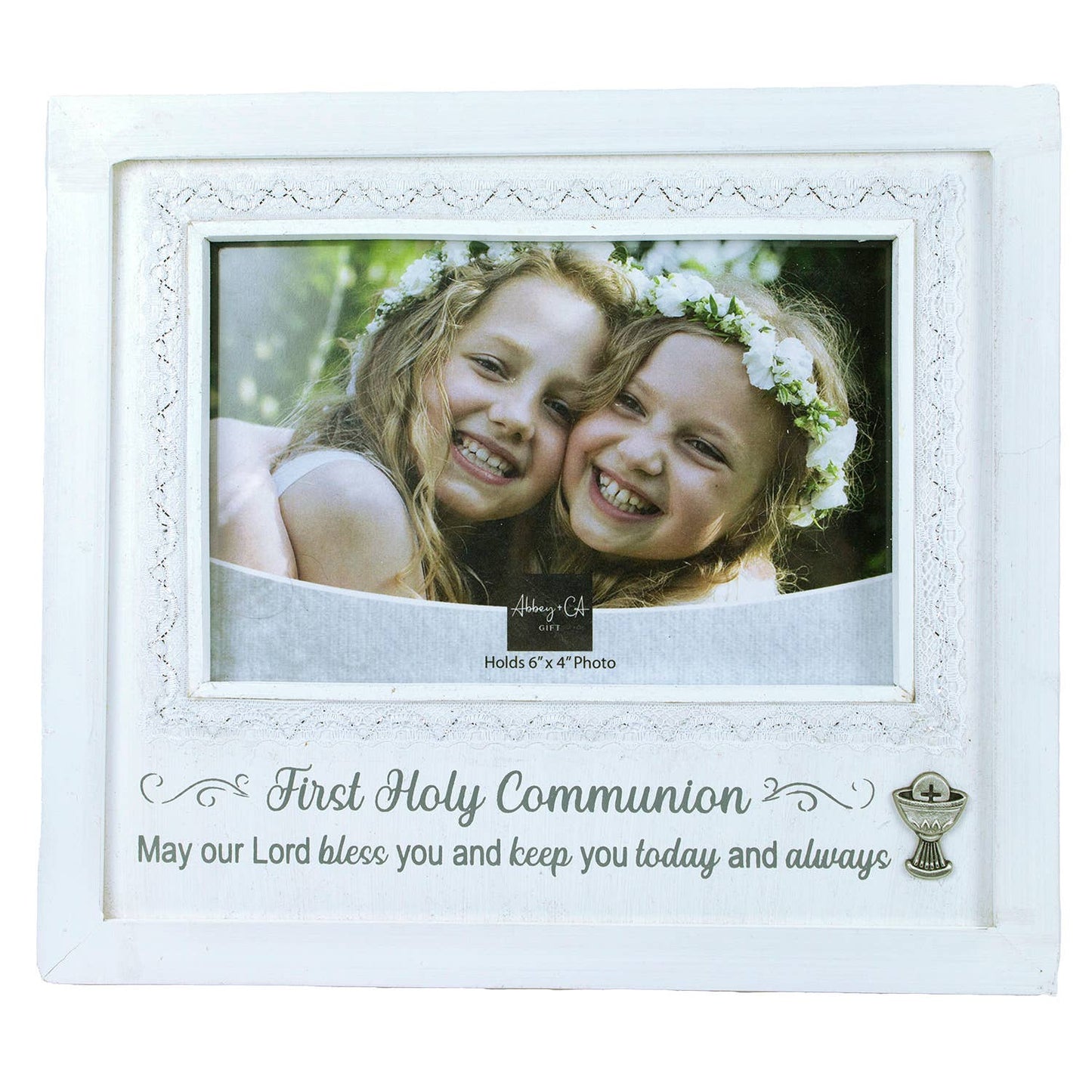 Lace Detail Communion Frame