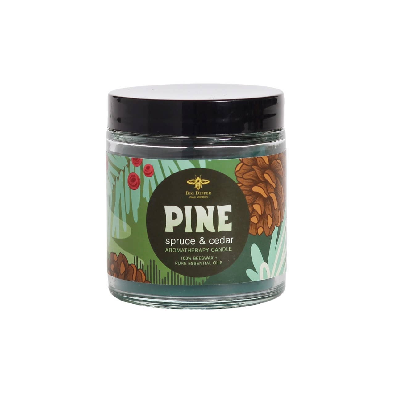 Apothecary Glass Candles – Beeswax Aromatherapy – Holiday